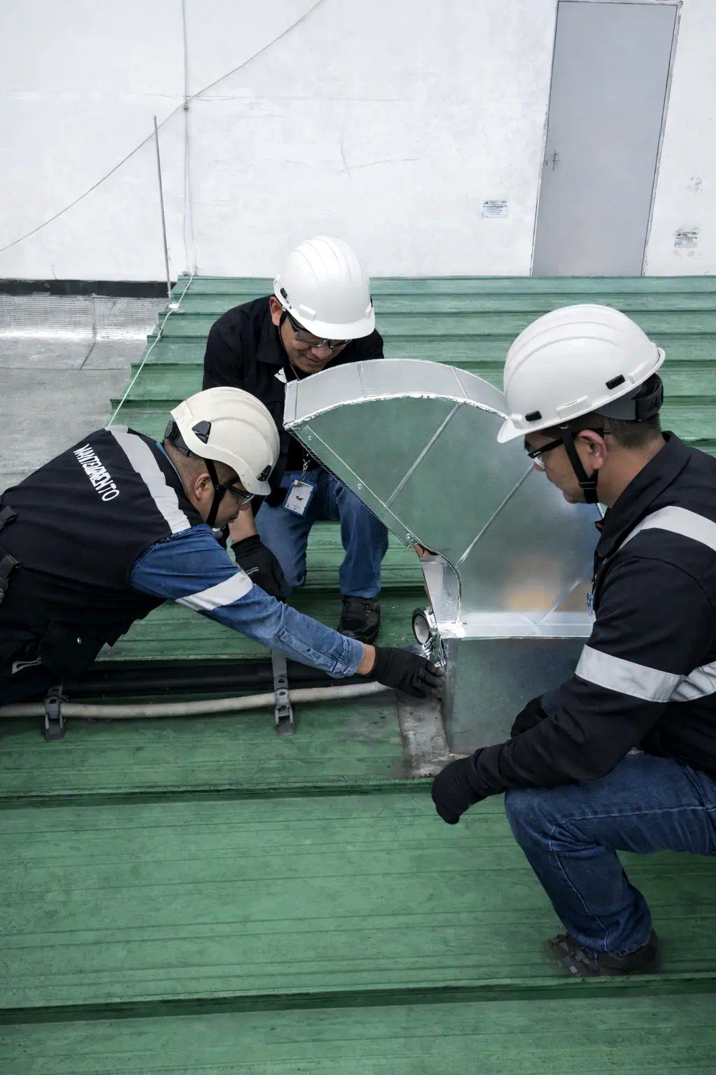 Montaje de ductería para climatización por conductos