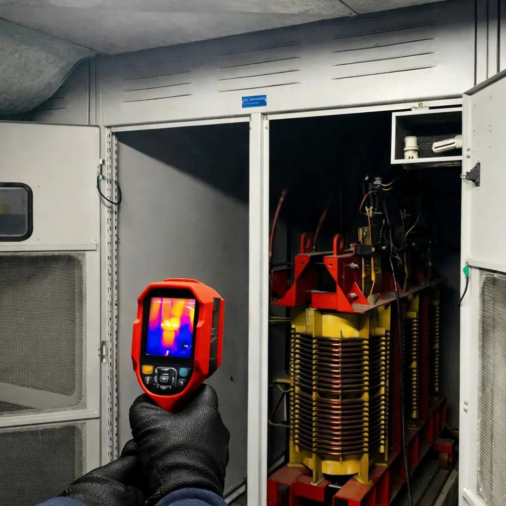 Inspección termográfica de tablero eléctrico